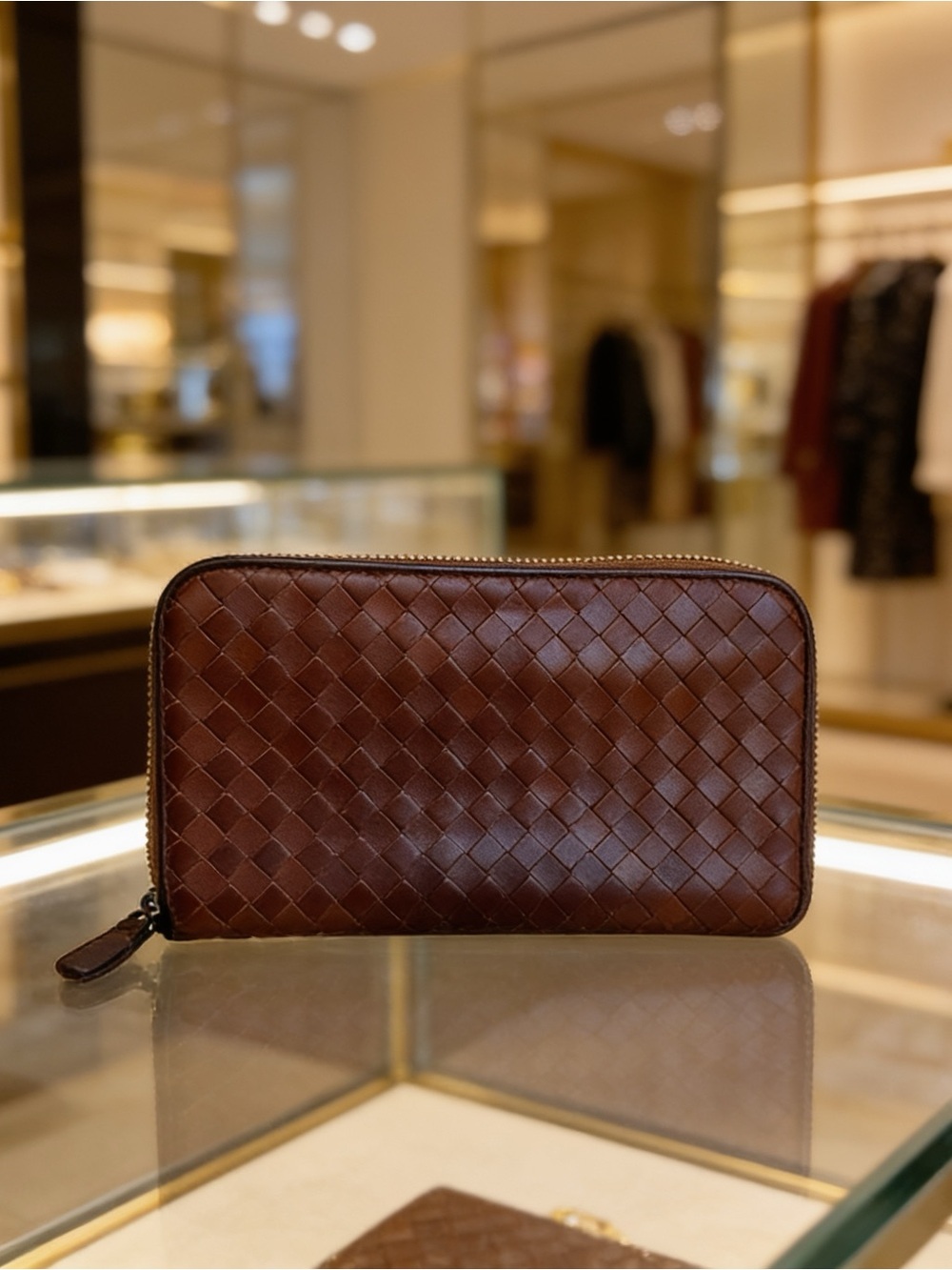 Bottega Veneta zip around  wallet